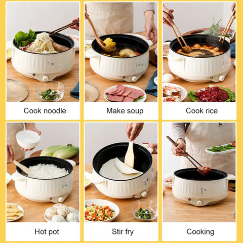 Compact Rice Cooker and Hot Pot