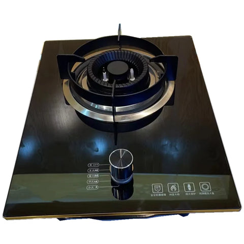 built-in gas stove with single burner